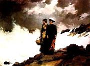 Winslow Homer Watching the Breakers oil painting picture wholesale